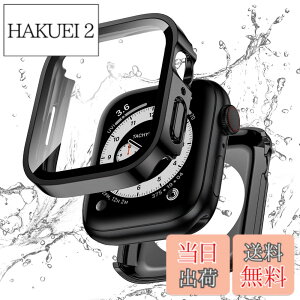 �y���������z�y�t���J�o�[�ی�zKawoco �A�b�v���E�H�b�` �h�� �J�o�[ Apple Watch SE Series 6 5 4 �Ή� 44mm �P�[�X 2 in 1 �O��̕ی� ��d�\�� �ϏՌ� iWatch ��̌^ �P�[�X 44mm �u���b�N