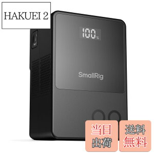 �y���������zSmallRig VB99 �~�j V �}�E���g �o�b�e���[ 6700mAh(99Wh/14.8V) 100W PD USB-C�}���[�d OLED �X�N���[�� DC�|�[�g��� D-TAP USB-A BP�C���^�[�t�F�[�X �J�����Ή� �r�f�I�J�����Ή� ���j�^�[�p �X