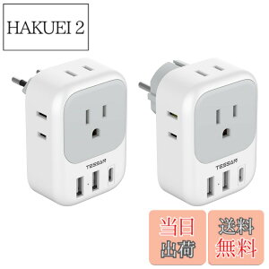 �y���������zTESSAN �ϊ��v���O C�^�C�v SE�^�C�v �C�O���s�p 4��AC������ 3USB�|�[�g�t�� �؍�/�C�^���A/�X�y�C��/�h�C�c ���[���b�p�Ȃǂ̍��ɑΉ�