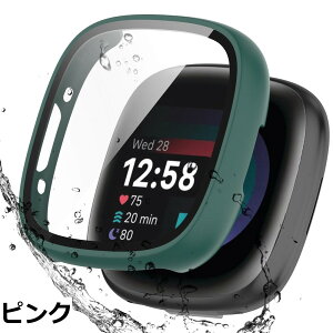�y���������zBOOLINN For Fitbit sense2 �J�o�[/Fitbit versa4 �J�o�[ 3D���p�G�b�W �����^ PC+�K���X�f�� ��̌^ �t�@�[�E�F fitbit sense2 �P�[�X/fitbit versa4 �P�[�X �Ή� �����ߗ� �L�Y�h�~ �w��h�~ �ȒP��