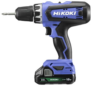 �y���������zHiKOKI(�n�C�R�[�L) 18V �R�[�h���X �h���C�o�h���� �`���b�N 1.5~13mm 22�i�N���b�` 2.0Ah �~�d�rx1�� �[�d�� �P�[�X�t FDS18DF(BG)