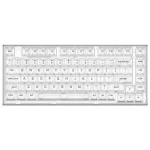�y���������zYUNZII X75 PRO 82�L�[���C�����X �z�b�g�X���b�v�Ή� �p��z�� ���J�j�J���Q�[�~���O�L�[�{�[�h �����L�[�L���b�v BT5.0/2.4G/USB-C �K�X�P�b�g�����L�[�{�[�h Windows/Mac�p �Z�K�F�؎擾