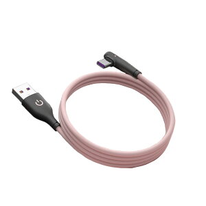 �y���������zType C�P�[�u�� L�� QC3.0�}���[�d �����f�[�^�]�� usb�P�[�u�� �X�}�z�f�[�^�P�[�u�� Samsung/Note/Huawei P30/Xperia XZ2/XZ3/Nintendo Switch���̑�USB-C�@��Ή� 1M (�s���N)
