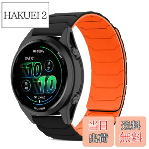 �y���������z[CiimWaa] 20mm �o���h for �K�[�~�� Garmin Forerunner 70/ 170/170 Music/Approach J1/S50/Garmin Vivoactive 6/5 �p �V���R�� ���v�o���h ���͂Ȏ��C �X�}�[�g�E�H�b�`���� �}�O�l�b�g ���v�x���g �����^ 