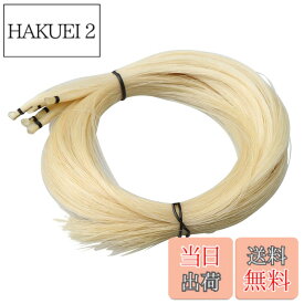 【送料無料】Yibuy 50g入 バイオリン弓の毛 バイオリン弓交換用 83cm 馬の毛 ホワイト