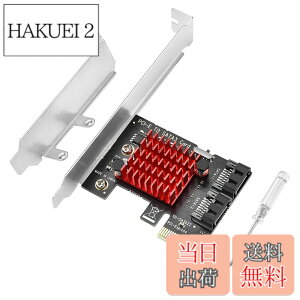 �y���������zELUTENG SATA ���݃{�[�h 6Gbps���x pcie sata ���� 2�|�[�g sata ���� �g���J�[�h PCI Express x1 X4 X8 X16�p ��^/���^�V���[�V���g�p�ł� Windows10/8/7/Vista�ȂǑΉ� SATA expansion board 2ports