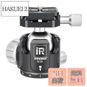 �y���������zINNOREL ���R�_�� �{�[���_�� �����_�� N�V���[�Y ��d�S �ω׏d�ő�20kg �{�[���w�b�h���a 36mm ���� CNC �A���~���� �O�r ��r ��჌�t �B�e DSLR �r�f�I�J�����p 360�x��] �p�m���} 