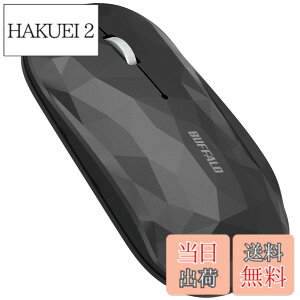 �y���������z�o�b�t�@���[ �}�E�X Bluetooth ���C�����X FLEXUS ���^ 3�{�^�� �É� BlueLED MIL�K�i���� BSMBB335GBK