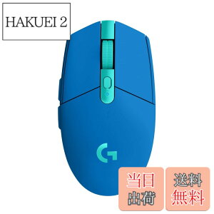 �y���������zLogicool G �Q�[�~���O�}�E�X G304 LIGHTSPEED ���C�����X �}�E�X G304-BL �y�� 99g HERO 12K�Z���T�[ 6�v���O�����{�^�� 250���ԘA���g�p�\ �u���[ PC windows mac �������K�i �y �t�@�C�i���t