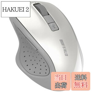 �y���������z�o�b�t�@���[ �}�E�X Bluetooth 5.0 5�{�^�� LED �z���C�g �߂�/�i�ރ{�^������ �ȓd�� BSMBB305WH