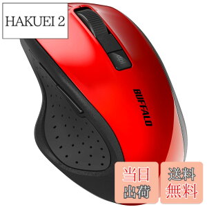 �y���������z�o�b�t�@���[ �}�E�X Bluetooth 5.0 5�{�^�� LED ���b�h �߂�/�i�ރ{�^������ �ȓd�� BSMBB305RD