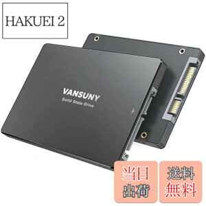 �y���������zVansuny ����SSD 512GB SATA III SSD 2.5 �C���`�����\���b�h �X�e�[�g �h���C�u ���x�� 3D NAND �t���b�V�� �ő� 550MB/�b�� PC ���b�v�g�b�v�p�n�[�h �h���C�u
