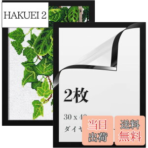 �y���������zLEADINTOP �_�C�������h�A�[�g �t�H�g�t���[�� 2�� �}�O�l�b�g�t�� 30 x 40 cm �_�C�������h�G��p �ǂ������Ȃ� ���ȔS���� �Ǌ|�� �f�B�X�v���C�t���[�� �ʐ^�t���[�� �\���� �|