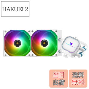 �y���������zThermalright Frozen Prism 240 White ARGB �t�� CPU ���N�[���[ 120 mm ARGB PWM �t�@���A240 �����d�l�A�R���s���[�^�[���N�[���[ AMD/AM4/AM5,INTEL 1700/1150/1151/1200/2011 �̂��߂�