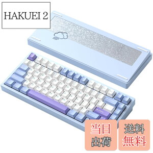 �y���������z�yWOBKEY Rainy 75�L�[�{�[�h�z�J���̂悤�ȑŌ��� ���J�j�J���L�[�{�[�h 3WAY�ڑ� OS�݊��� �z�b�g�X���b�v��VIA�̑Ή� �J�X�^�}�C�Y�� �K�X�P�b�g�f�U�C�� �A���~�j�E���f�ގg�p RG