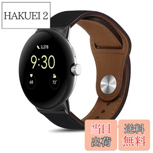 �y���������z[HeeNia] ���U�[�o���h Google Pixel Watch 4 41mm / Pixel Watch 3 41mm / 2 / 1 �Ή� �o���h �v �X�g���b�v �X�|�[�c�o���h ���v�x���g (�u���b�N)
