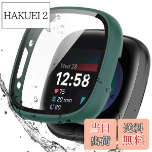 �y���������zBOOLINN For Fitbit sense2 �J�o�[/Fitbit versa4 �J�o�[ 3D���p�G�b�W �����^ PC+�K���X�f�� ��̌^ �t�@�[�E�F fitbit sense2 �P�[�X/fitbit versa4 �P�[�X �Ή� �����ߗ� �L�Y�h�~ �w��h�~ �ȒP��
