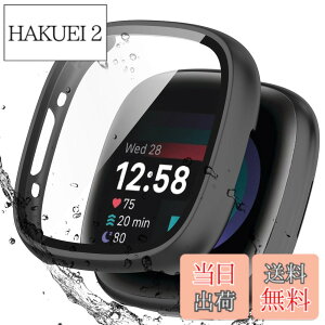 �y���������zBOOLINN For Fitbit sense2 �J�o�[/Fitbit versa4 �J�o�[ 3D���p�G�b�W �����^ PC+�K���X�f�� ��̌^ �t�@�[�E�F fitbit sense2 �P�[�X/fitbit versa4 �P�[�X �Ή� �����ߗ� �L�Y�h�~ �w��h�~ �ȒP��