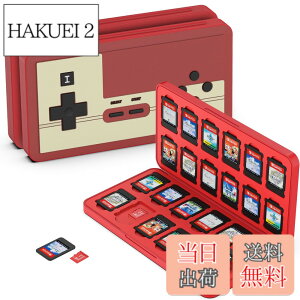 �y���������zGeeRic 24�� �Q�[���J�[�h ���[�{�b�N�X �X�C�b�` �Ή� �\�t�g�P�[�X 24��Micro SD �������[�J�[�h ���[�� Switch/Switch Lite/Switch OLED ���f���Ή� �R���p�N�g ���^ �y�� �h�o �����^ ����