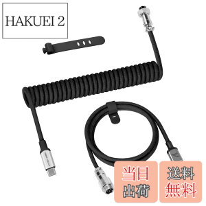 �y���������z�y����8000Hz�Ή��z ATTACK SHARK �Q�[�~���O�L�[�{�[�h�p�R�C���P�[�u�� USB Type-C�ڑ� ����x�� �F�F�u���b�N�A�T�C�Y�FPRO