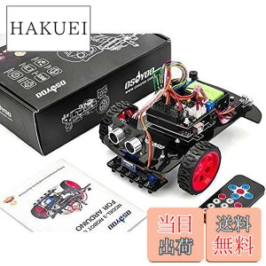 �y���������zOSOYOO2�� �쓮 �X�}�[�g ���{�b�g�J�[ �X�^�[�^�[�L�b�g Arduino�݊��� UNO R3 �v���W�F�N�g 2WD Smart Robot Car Kit �I�[�v���\�[�X ���烍�{�b�g �m�� ���{�������(9V�d�r�t��)