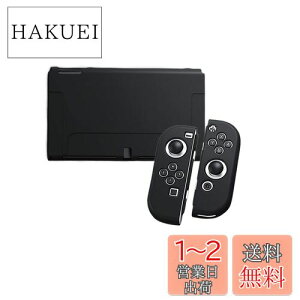 yzSHEAWA Switch OLED L@ELfpP[X یP[X Jo[ 킢 TPU ϏՌ ANZT[ (ubN)
