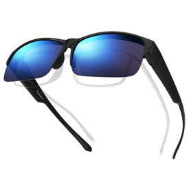 [Br'Guras] 偏光オーバーサングラス 偏光サングラス 釣り用 オーバーグラス オーバーサングラス 眼鏡の上から 偏光レンズ UV400 紫外線 99.9％カット 超軽量 運転用 野球 ゴルフ 4タイプ選択可