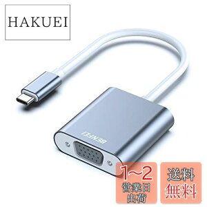 yzBENFEI USB-C-VGAA_v^[AThunderbolt 3/4iUSB Type Cj-VGAA_v^[AHD 1080P ^Cvc VGA ϊA_v^[ iPhone 15 Pro/Max, MacBook Pro/Air 2023, iPad Pro, iMac, S23, XPS 17 ȂǂɑΉc