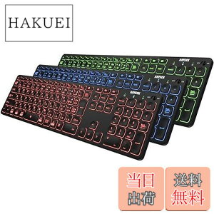 �y���������zArteck 7�F�o�b�N���C�g���� �P�x�����\ �����f�o�C�X ���� Bluetooth �t���T�C�Y �L�[�{�[�h Windows�AiOS�AiPad OS�AAndroid�A�R���s���[�^�[�A�f�X�N�g�b�v�A���b�v�g�b�v�ASurface�A�^