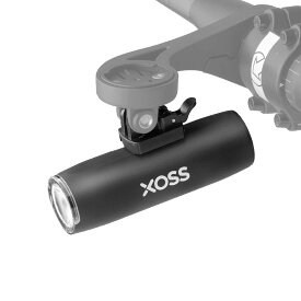 XOSS XL-400 自転車ライト ロードバイクライト USB充電式 400ルーメン 大容量2200mAh LEDヘッドライト フロントライト 防水 高輝度 5つ調光モード 懐中電灯兼用 停電対応 地震対策 登山 夜釣り 日本語説明書付き