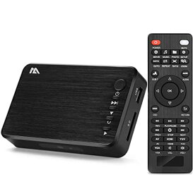 メディアプレーヤー　MP4プレーヤー　マルチメディアプレーヤーメディアドプレイヤー（HDMI接続・VGA接続・AVコンポジット接続） MP4・FLV・MOV対応 USBメモリ・SDカード対応 写真や動画をテレビで再生　広告機　ビデオ再生