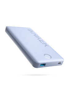 Anker 323 Power Bank (PowerCore PIQ) (モバイルバッテリー 10000mAh 大容量) 【PowerIQ搭載/PSE技術基準適合/USB-C入力対応】iPhone Android Pixel その他 各種機器対応 (パープル)