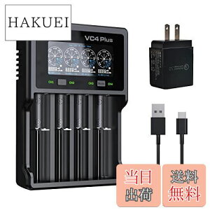 yz18650}[dXTAR VC4 Plus ő3A[d 14500 26650 21700`Edr[d 1.2V AA/AAAP3 P4 jbPfdrΉ obeeʑ