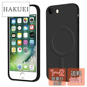 yziPhone SE3AiPhone SE2AiPhone8AiPhone7 P[X MagSafeΉP[X VR ϏՌ TPU ^ ACtH 8 Jo[ VR y Xgbvz[t Y̑Sʕی X}zP