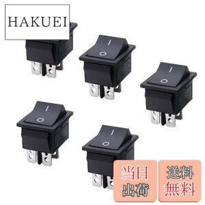 �y���������zYFFSFDC 5���b�J�[�X�C�b�` AC 16A / 250V 20A / 125V 4�s�� DPST2�|�W�V�����X�i�b�v�C���{�[�g�ԁA�{�[�g�A�}�����A�I�[�g�o�C�A�g���[���[�A�L�b�`���Ɠd�ȂǂɑΉ�