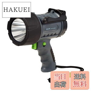 【送料無料】エルパ (ELPA) LEDパワーライト 軽量 明るさ最大400lm 防水:IPX7(防浸形 ホイッスル付 DOP-LSP010
