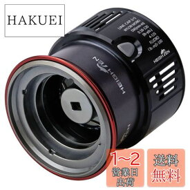 HEIGHTEN リール スプール 浅溝 夢屋S-20型 2500S 替えスプール ステラ/ツインパワー/ヴァンキッシュ/ヴァンフォード/ストラディック/エクスセンス/セフィア/コンプレックス 対応 (ブラック＆レッド) (456)