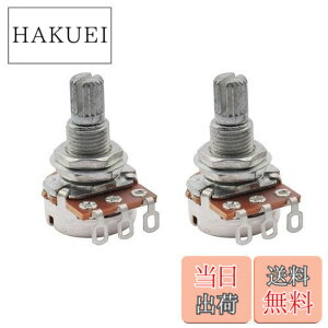 �y���������zMusiclily 18mm�~���T�C�Y �M�^�[/�x�[�X�̃{�����[���A�g�[���p�R���g���[���|�b�g 250k�� B�J�[�u(2��)