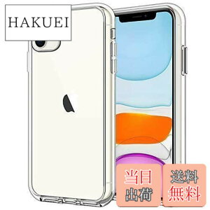 �y���������zJEDirect iPhone11 �P�[�X (2019 ���f���A6.1�C���`��p) ���΂݂Ȃ� �Ռ��z�� �o���p�[�J�o�[ �����h�~ �N���A�o�b�N (�N���A)