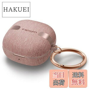 【送料無料】Spigen Galaxy Buds2 Pro ケース Galaxy Buds 2 / Pro/live 対応 ケース ファブリック ワイヤレス充電 対応 カラビナ リング 付き 衝撃 吸収 軽量 キズ防止 耐衝撃 アーバン・フィット ASD01443 (
