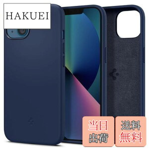 �y���������zSpigen iPhone 13 �P�[�X �V���R�� 4�d�\�� �w��h�~ �C�菝�h�~ �����Y�ی� �����^ ���y�� �V���R���t�B�b�g ACS03550 (�l�C�r�[�E�u���[)