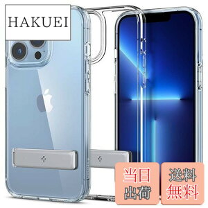 �y���������zSpigen iPhone13Pro�P�[�X [ �L�b�N�X�^���h���� ] �N���A �ČRMIL�K�i�擾 ���ϗ}�� �u���Ή� �p�x�����\ ���菝�h�~ TPU �o���p�[ ���C�����X�[�d�Ή� �E���g���E�n�C�u���b�hS ACS03