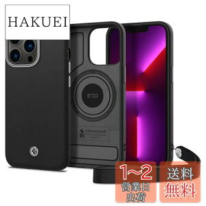yzSpigen iPhone 13 Pro Max P[X MagsafeΉ }Olbg ^ y h~ fBe[݌v U[ CX[dΉ GcH ACS03233 (ubN)