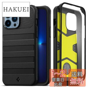 yzSpigen iPhone 13 Pro Max P[X 360°Sʕی [P[X+KXtB] ČRMILKi擾 ϏՌ Ow\ Jی h~ Ռz WIEA[}[ ACS03235 (ubN)