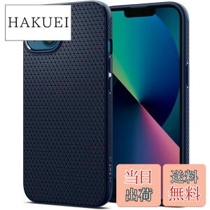 �y���������zSpigen iPhone13 �P�[�X TPU ����1.8mm ����~�� �\�t�g �P�[�X �}�b�g �ϏՌ� �ČRMIL�K�i�擾 ���h�~ �w��h�~ �Ռ��z�� ���C�����X�[�d�Ή� ���L�b�h�E�G�A�[ ACS03520 (�l�C�r�[�E�u��