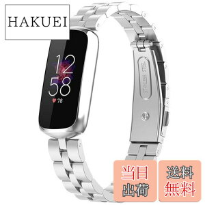 �y���������z�Ή�Fitbit Luxe/Luxe Special Edition �o���h �X�e�����X �t�B�b�g�r�b�g Luxe �o���h �ϋv�� �K�тɂ��� Fitbit Luxe Special Edition �����x���g ���߉\ �r�W�l�X�� �j���ʗp�i�V���o�[�j