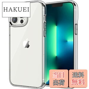 �y���������zJEDirect iPhone13 Pro �ی�P�[�X(Pro 6.1�C���`��p) ���΂݂Ȃ� �Ռ��z�� �o���p�[�J�o�[ �����h�~ �N���A�o�b�N (�N���A)