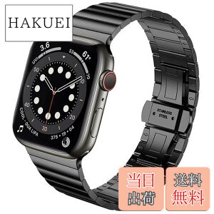 �y���������zFor Apple Watch Ultra/Ultra 2/9/8/SE2/7/SE/6/5/4/3/2/1 �X�e�����X�o���h �A�b�v���E�H�b�` 8 �����o���h ���� �����X�e�����X�o���h ���߉\ Apple Watch 7 �����o���h�i�u���b�N/42mm 44mm 45mm 49mm