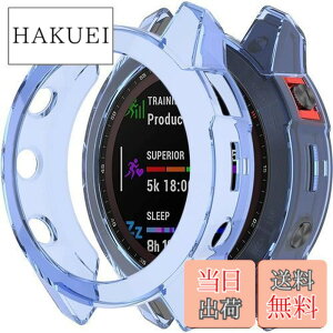 �y���������zMiimall�Ή�Garmin Epix Gen2/Epix Steel�P�[�X TPU�ގ� �\�t�g �Ռ��z�� �y�� ���^ �K�[�~�� Epix Gen2 �J�o�[ �����h�~ �����Ή� �E���ȒP Epix Gen2�ی�J�o�[ �o���p�[�i�N���A�u���[�j