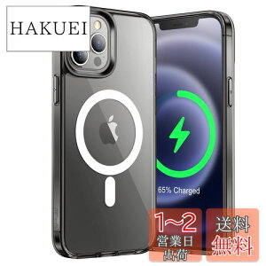 yzJEDirect iPhone12ProMax (12 Pro Max) }OlbgP[X (6.7C`p) MagSafe CX[dΉՌzop[Jo[ h~obN (ubN)